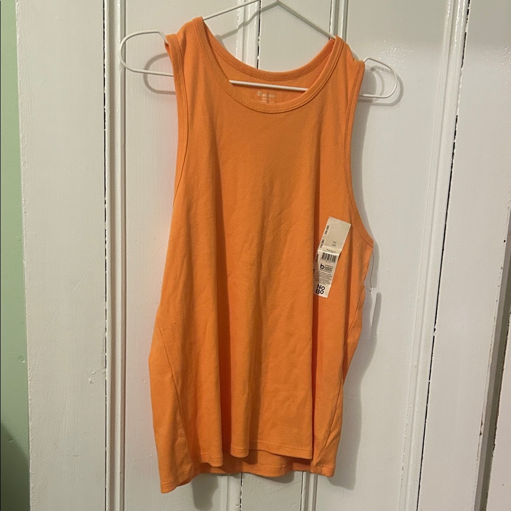 No Boundaries Vibrant Orange Tank Top